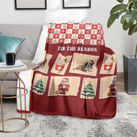 Switzerland Christmas Blanket Tis The Season - Wonder Print Shop