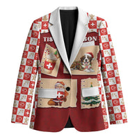 Switzerland Christmas Blazer Tis The Season - Wonder Print Shop
