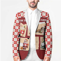 Switzerland Christmas Blazer Tis The Season - Wonder Print Shop