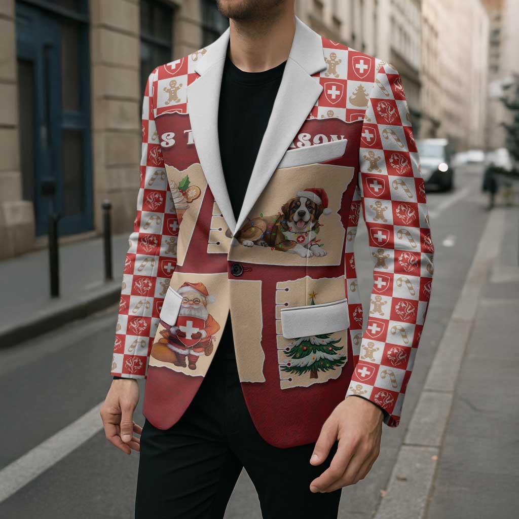 Switzerland Christmas Blazer Tis The Season - Wonder Print Shop