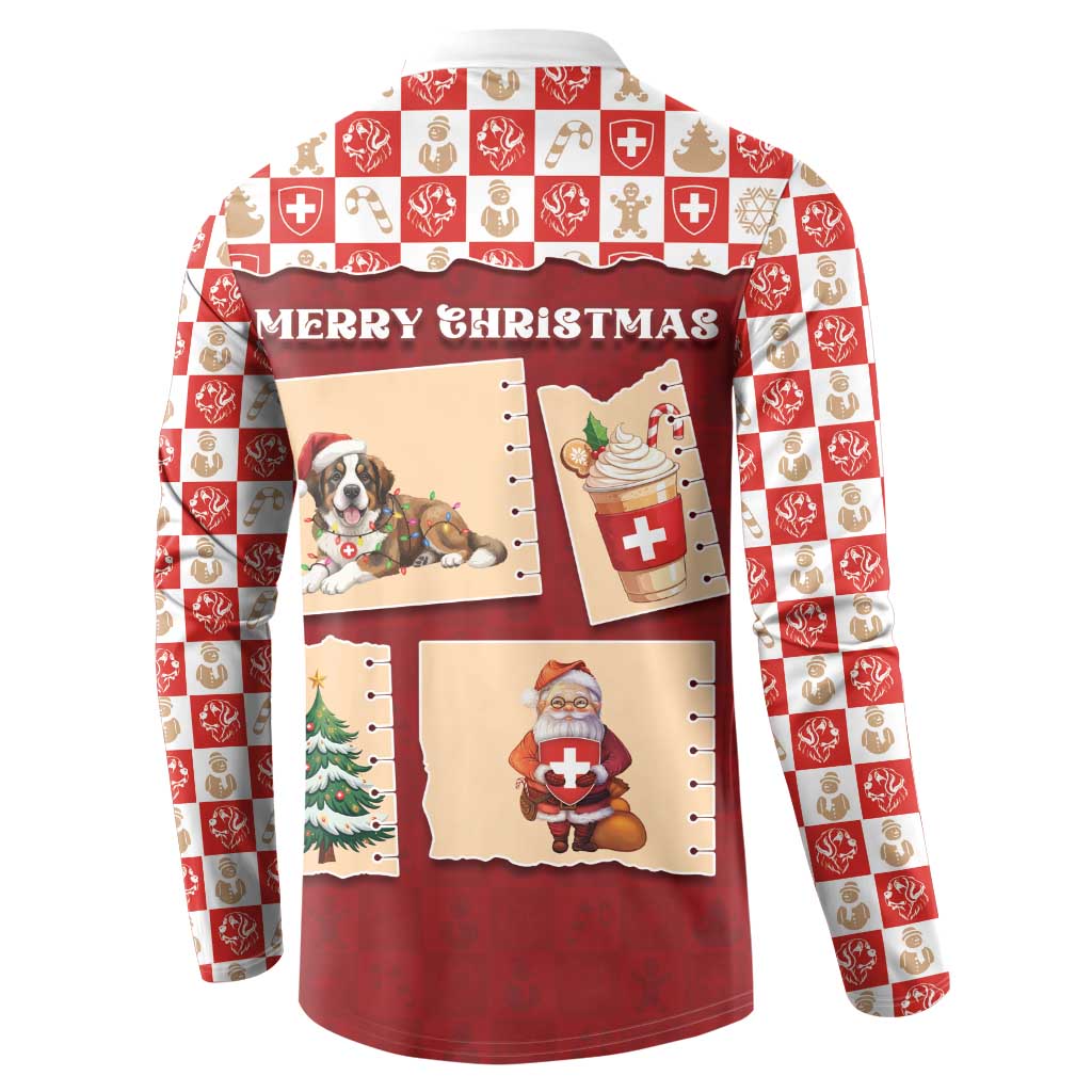 Switzerland Christmas Button Sweatshirt Tis The Season - Wonder Print Shop