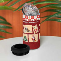 Switzerland Christmas 4 in 1 Can Cooler Tumbler Tis The Season - Wonder Print Shop