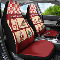 Switzerland Christmas Car Seat Cover Tis The Season - Wonder Print Shop