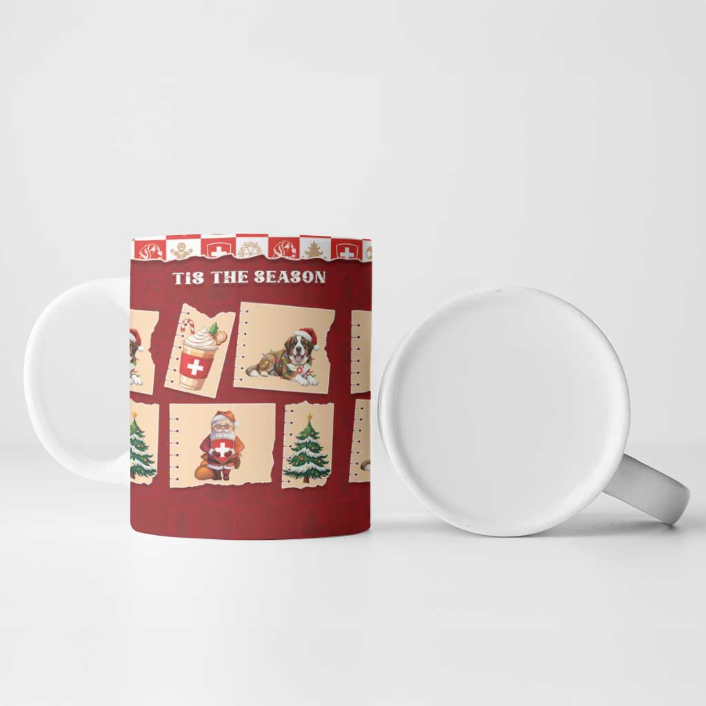 Switzerland Christmas Ceramic Mug Tis The Season - Wonder Print Shop