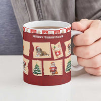 Switzerland Christmas Ceramic Mug Tis The Season - Wonder Print Shop