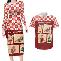 Switzerland Christmas Couples Matching Long Sleeve Bodycon Dress and Hawaiian Shirt Tis The Season - Wonder Print Shop