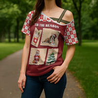 Switzerland Christmas Cross Shoulder Shirt Tis The Season - Wonder Print Shop