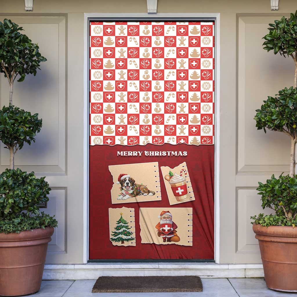 Switzerland Christmas Door Cover Tis The Season - Wonder Print Shop