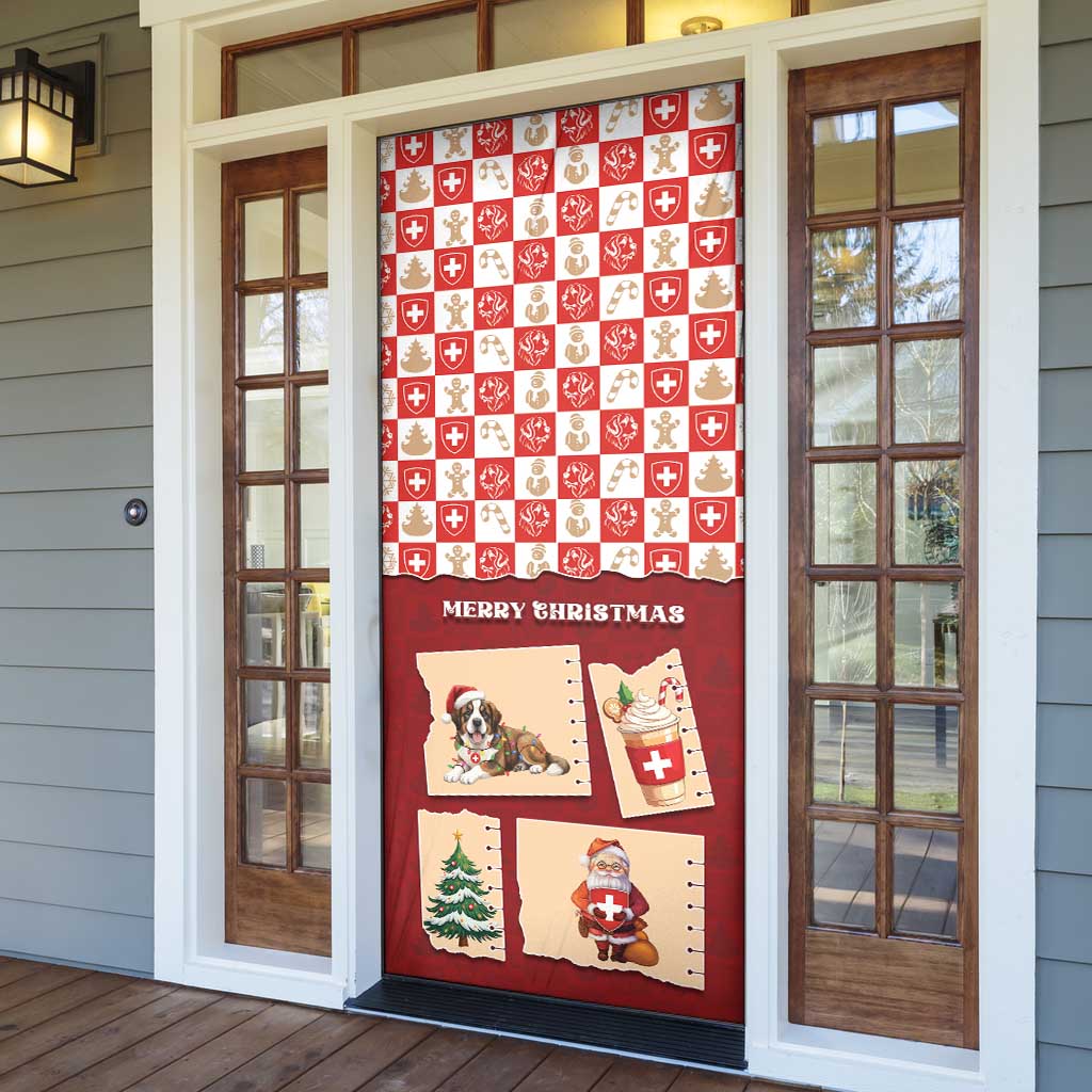 Switzerland Christmas Door Cover Tis The Season - Wonder Print Shop