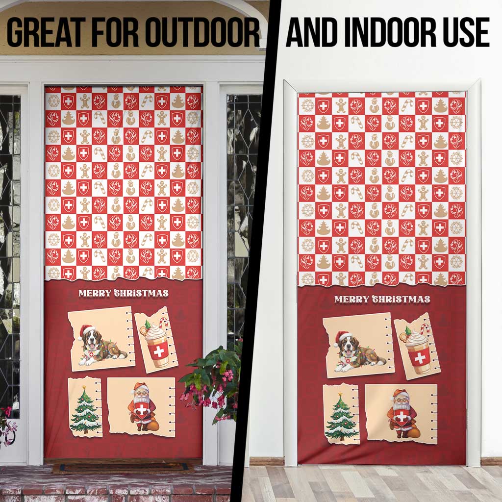 Switzerland Christmas Door Cover Tis The Season - Wonder Print Shop
