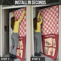 Switzerland Christmas Door Cover Tis The Season - Wonder Print Shop