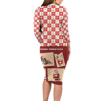 Switzerland Christmas Family Matching Long Sleeve Bodycon Dress and Hawaiian Shirt Tis The Season - Wonder Print Shop