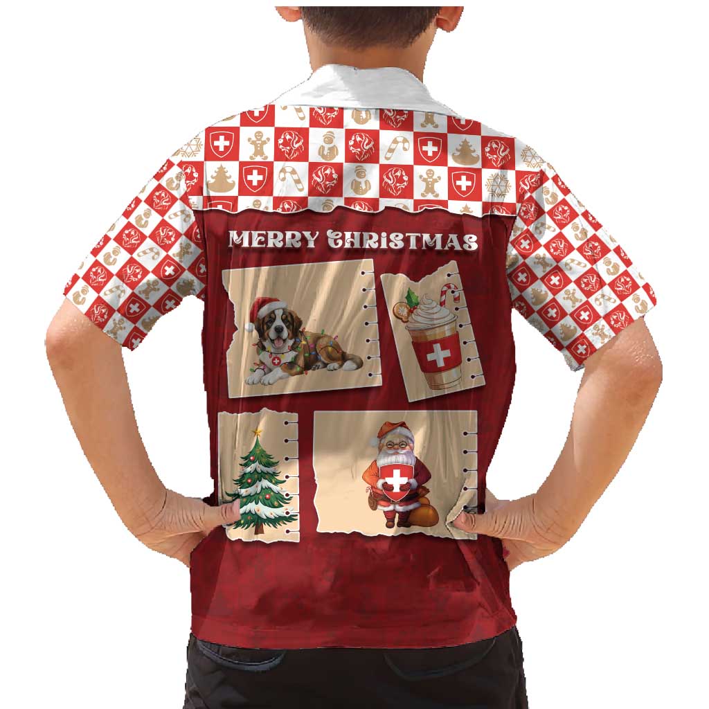 Switzerland Christmas Family Matching Mermaid Dress and Hawaiian Shirt Tis The Season - Wonder Print Shop