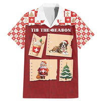 Switzerland Christmas Family Matching Mermaid Dress and Hawaiian Shirt Tis The Season - Wonder Print Shop