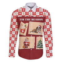 Switzerland Christmas Family Matching Mermaid Dress and Hawaiian Shirt Tis The Season - Wonder Print Shop