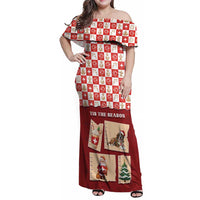 Switzerland Christmas Family Matching Off Shoulder Maxi Dress and Hawaiian Shirt Tis The Season - Wonder Print Shop
