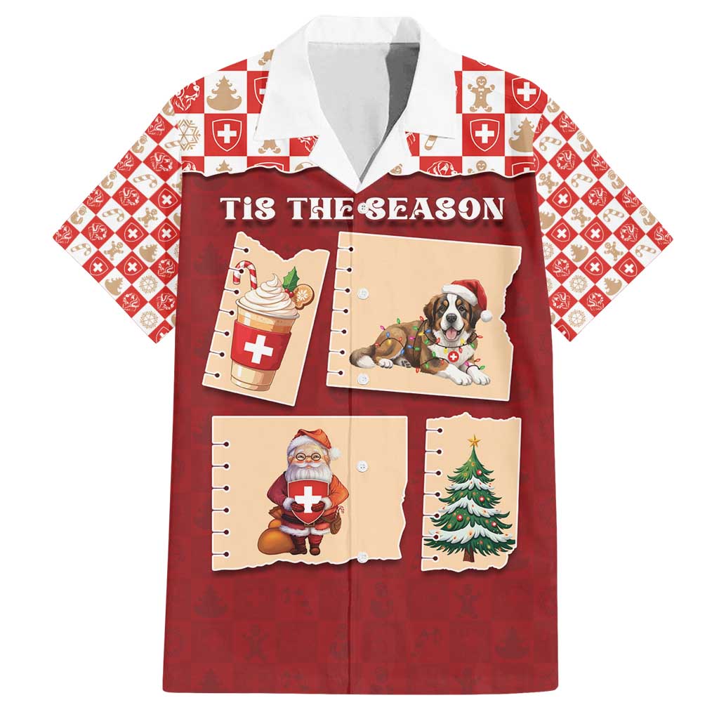 Switzerland Christmas Family Matching Puletasi and Hawaiian Shirt Tis The Season - Wonder Print Shop