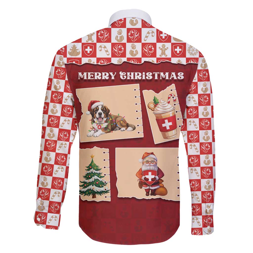 Switzerland Christmas Family Matching Tank Maxi Dress and Hawaiian Shirt Tis The Season - Wonder Print Shop