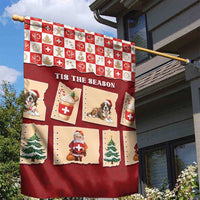 Switzerland Christmas Garden Flag Tis The Season - Wonder Print Shop