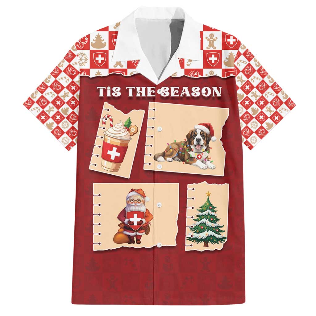 Switzerland Christmas Hawaiian Shirt Tis The Season - Wonder Print Shop