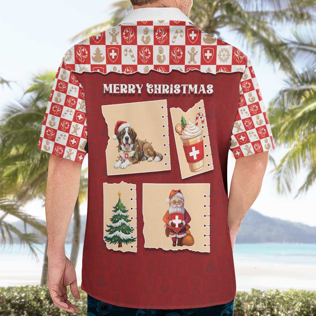 Switzerland Christmas Hawaiian Shirt Tis The Season - Wonder Print Shop