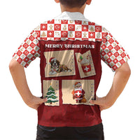 Switzerland Christmas Kid Hawaiian Shirt Tis The Season - Wonder Print Shop