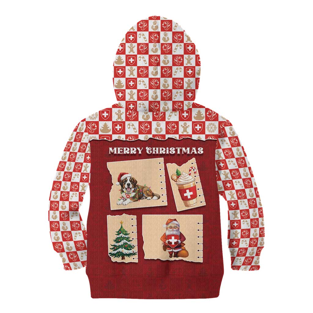 Switzerland Christmas Kid Hoodie Tis The Season - Wonder Print Shop