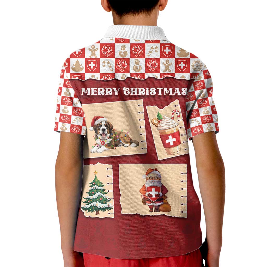 Switzerland Christmas Kid Polo Shirt Tis The Season - Wonder Print Shop