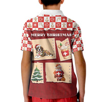 Switzerland Christmas Kid Polo Shirt Tis The Season - Wonder Print Shop