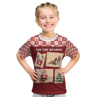 Switzerland Christmas Kid T Shirt Tis The Season - Wonder Print Shop