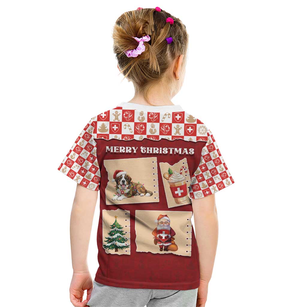 Switzerland Christmas Kid T Shirt Tis The Season - Wonder Print Shop