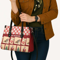 Switzerland Christmas Leather Bag Tis The Season - Wonder Print Shop