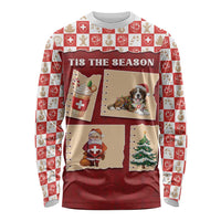 Switzerland Christmas Long Sleeve Shirt Tis The Season - Wonder Print Shop