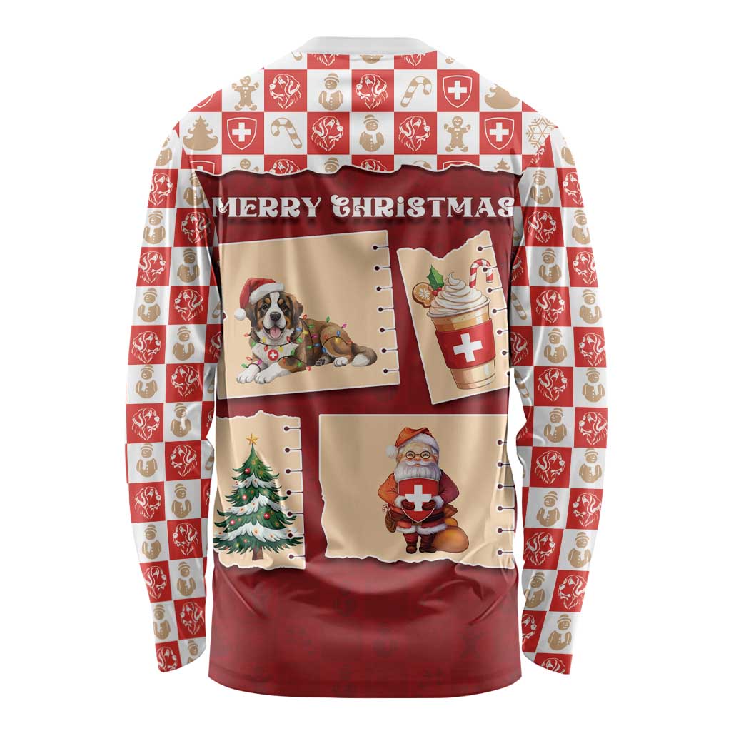 Switzerland Christmas Long Sleeve Shirt Tis The Season - Wonder Print Shop