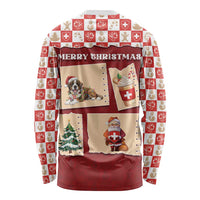 Switzerland Christmas Long Sleeve Shirt Tis The Season - Wonder Print Shop