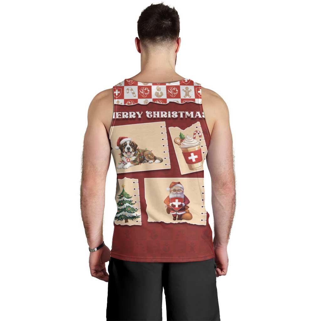 Switzerland Christmas Men Tank Top Tis The Season - Wonder Print Shop