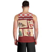 Switzerland Christmas Men Tank Top Tis The Season - Wonder Print Shop