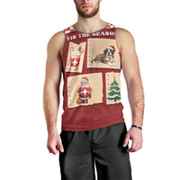 Switzerland Christmas Men Tank Top Tis The Season - Wonder Print Shop
