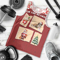 Switzerland Christmas Men Tank Top Tis The Season - Wonder Print Shop