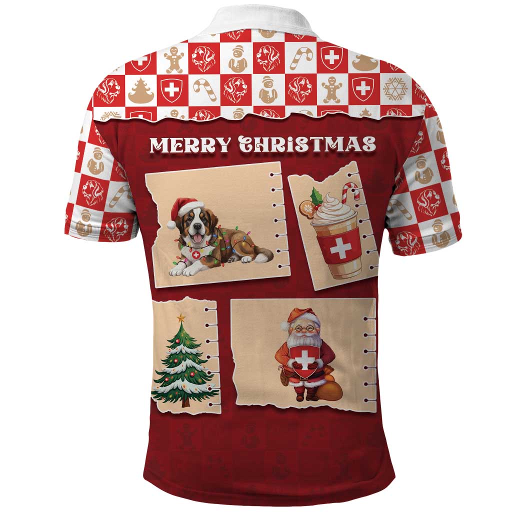 Switzerland Christmas Polo Shirt Tis The Season - Wonder Print Shop