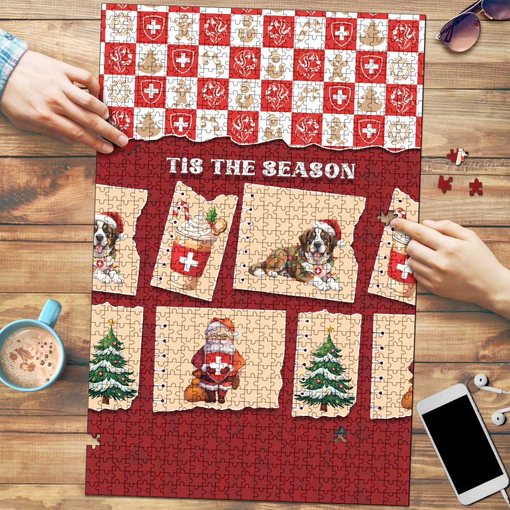 Switzerland Christmas Puzzle Tis The Season - Wonder Print Shop