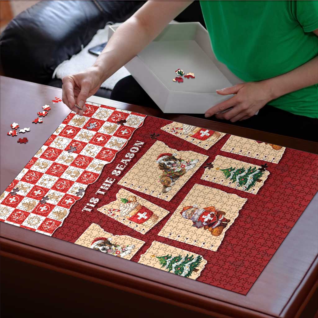 Switzerland Christmas Puzzle Tis The Season - Wonder Print Shop