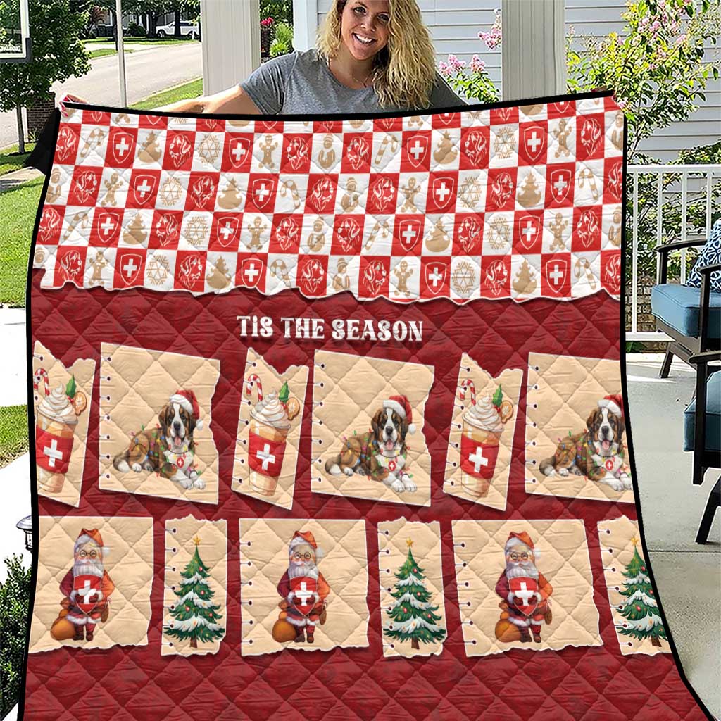 Switzerland Christmas Quilt Tis The Season - Wonder Print Shop