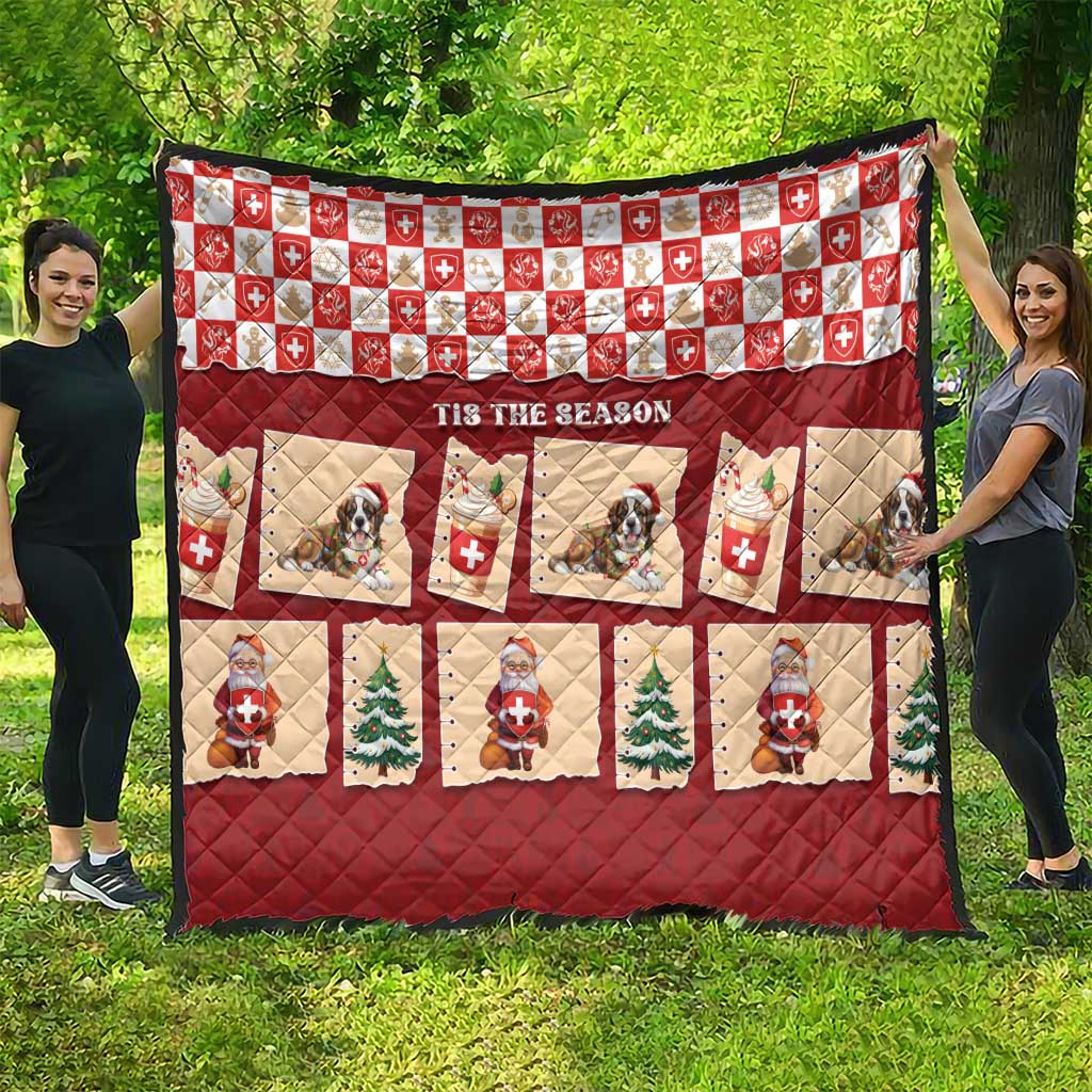 Switzerland Christmas Quilt Tis The Season - Wonder Print Shop