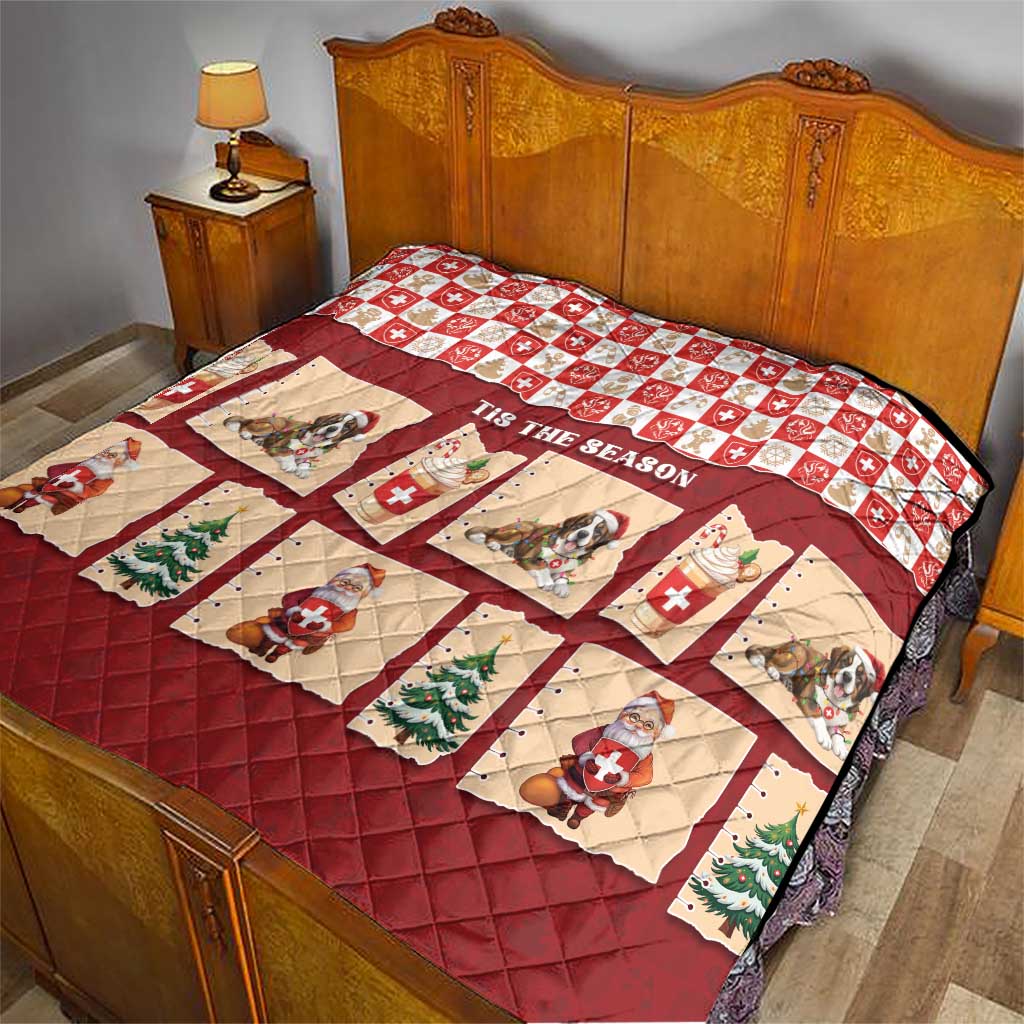 Switzerland Christmas Quilt Tis The Season - Wonder Print Shop