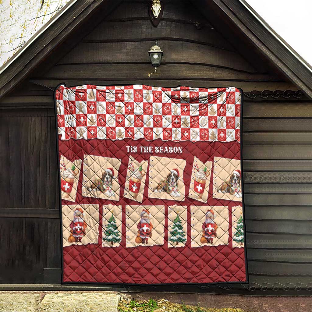 Switzerland Christmas Quilt Tis The Season - Wonder Print Shop