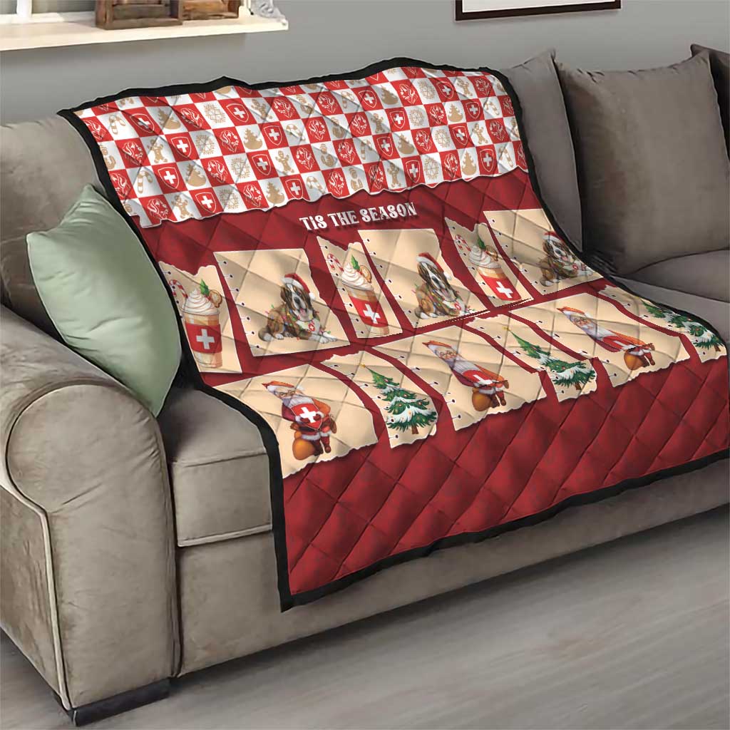 Switzerland Christmas Quilt Tis The Season - Wonder Print Shop