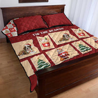 Switzerland Christmas Quilt Bed Set Tis The Season - Wonder Print Shop