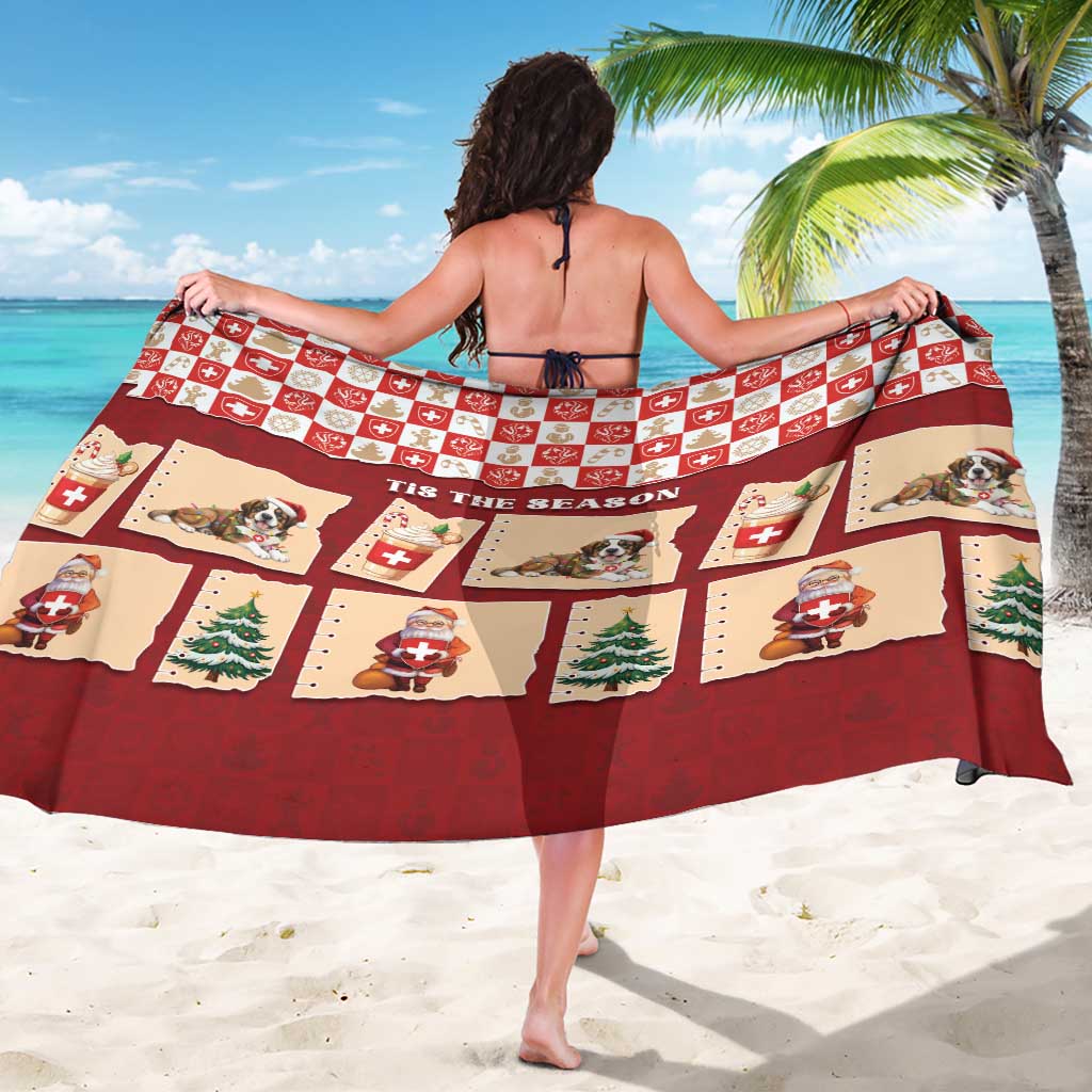 Switzerland Christmas Sarong Tis The Season - Wonder Print Shop