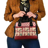 Switzerland Christmas Shoulder Handbag Tis The Season - Wonder Print Shop